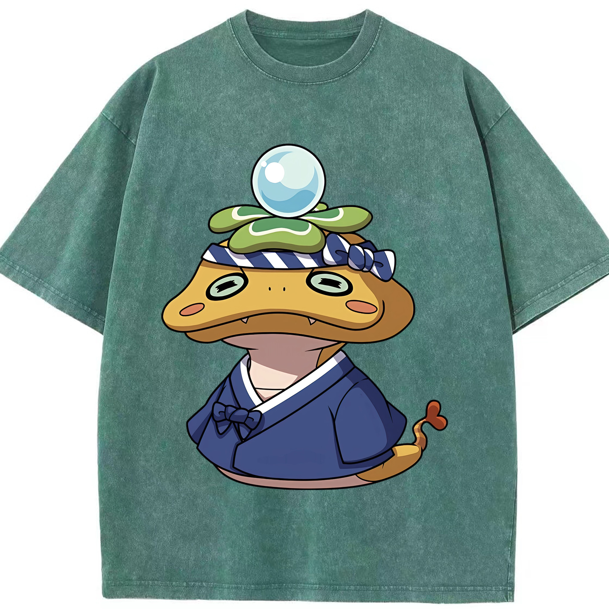（画像用） 妖怪ウォッチ Yo-kai Watch 綿100% ヴィンテージ風 半袖Tシャツ（フロントプリント）